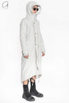 BORIS BIDJAN SABERI mid-length jacket AW23 WPARKA FISHTAIL1 F1502F-W light gray